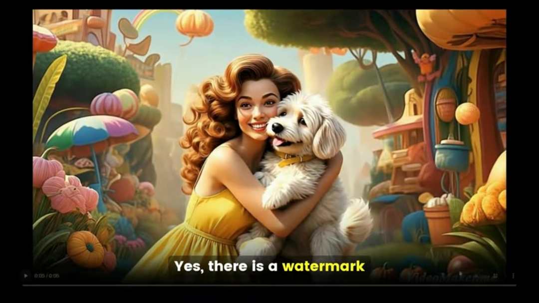 Videomaker.me仪表板，显示文本到视频生成选项