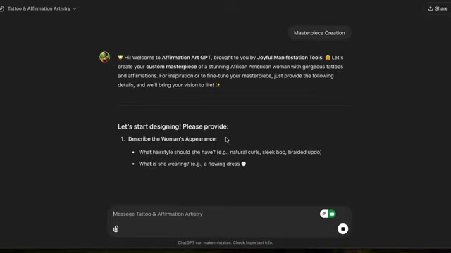 Step-by-step process of using AI tattoo design tools from prompt to final design