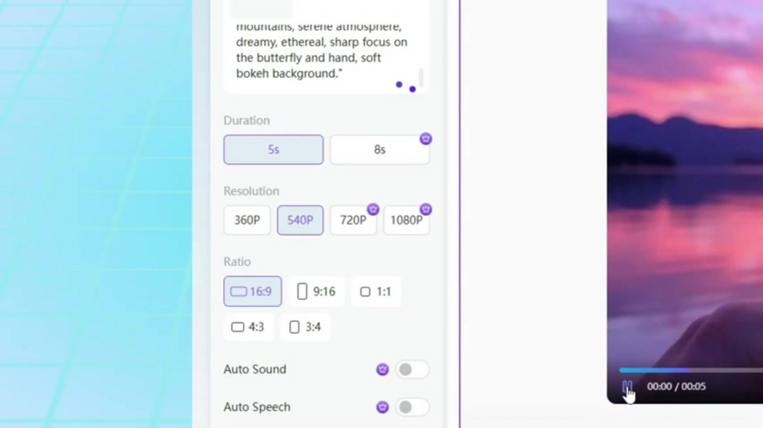 AI video generation workflow and examples