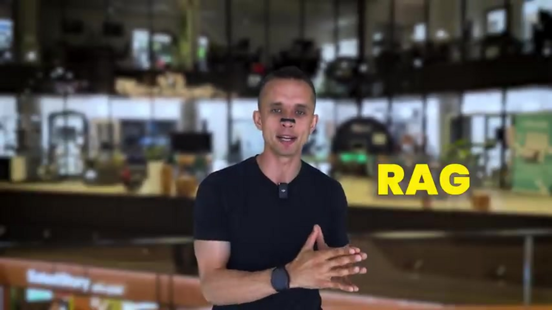 Retrieval Augmented Generation process flow showing query, retrieval and generation stages