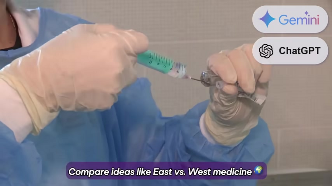 Interface de recherche IA montrant le traitement de requêtes complexes et des résultats détaillés