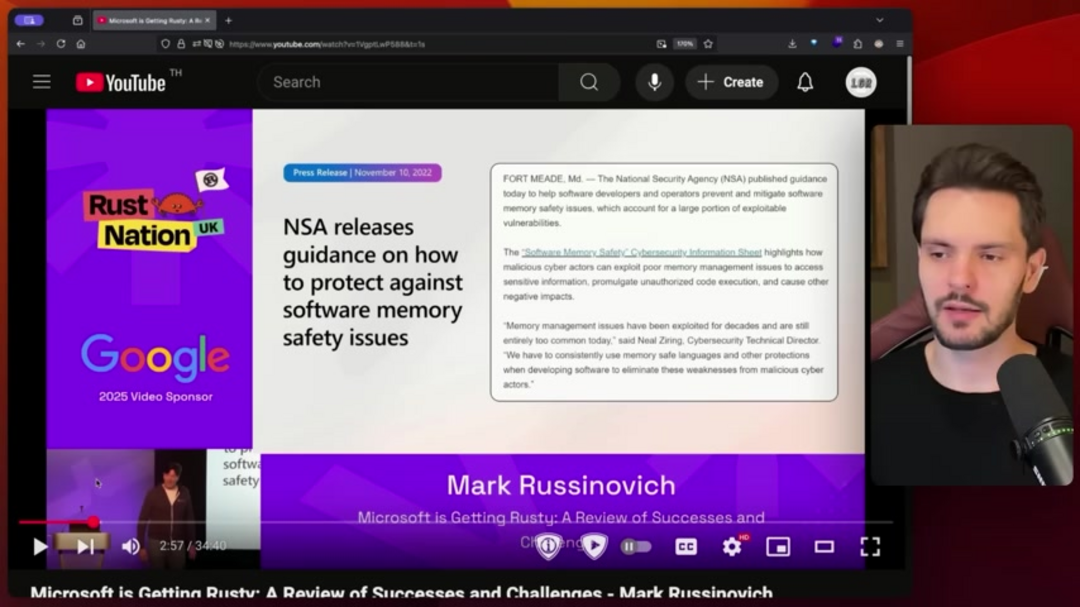 Рекомендации АНБ по языкам с безопасной памятью и тенденции отраслевого внедрения