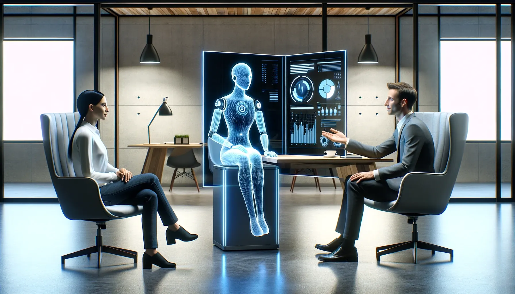 Интерфейс платформы AI-коучинга, показывающий аналитику данных и отслеживание прогресса