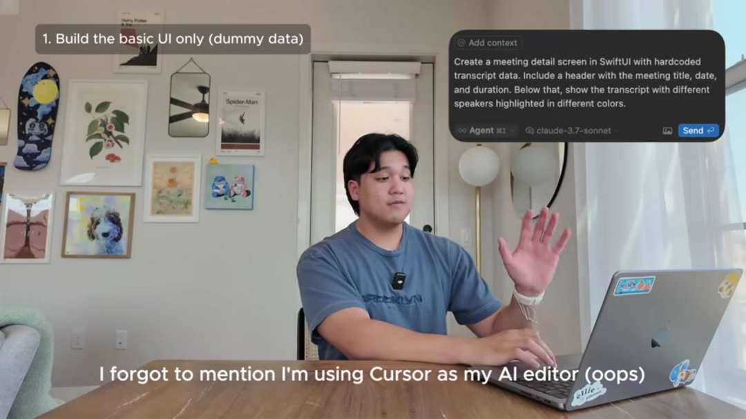 Рабочий процесс кодирования ИИ, показывающий автоматическую генерацию кода и процессы обнаружения ошибок