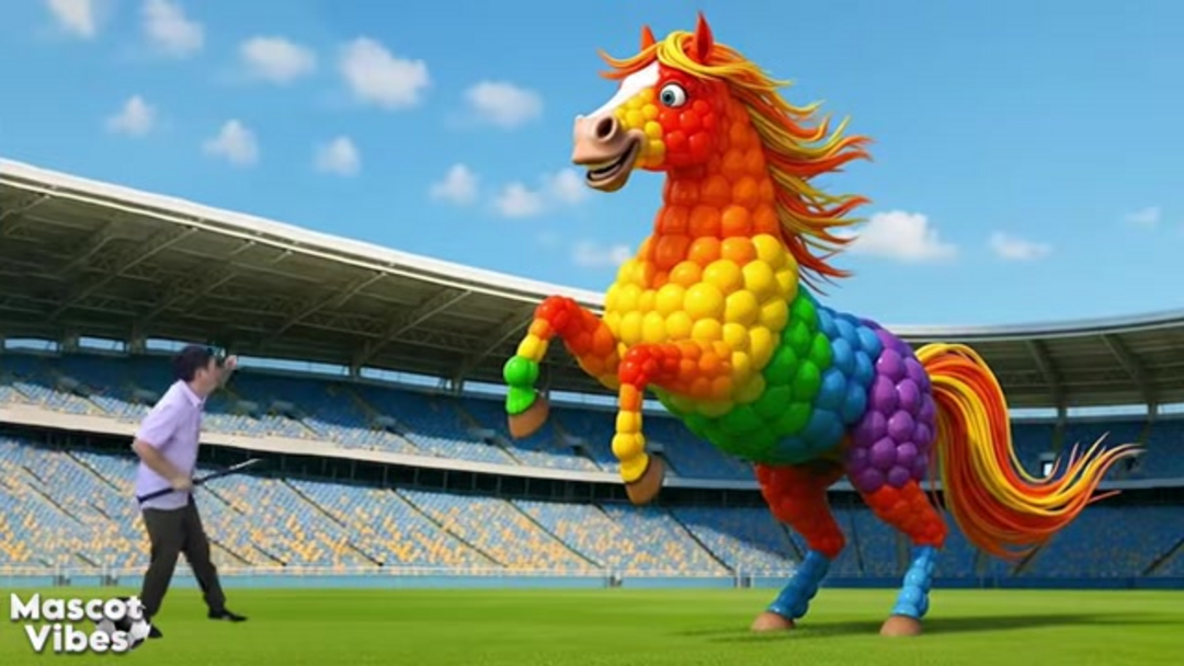 气球老虎转变显示逼真纹理和特征