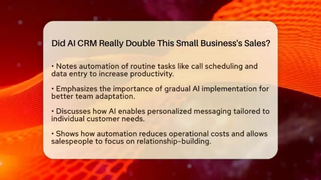 Visualization of AI CRM components including machine learning and data integration