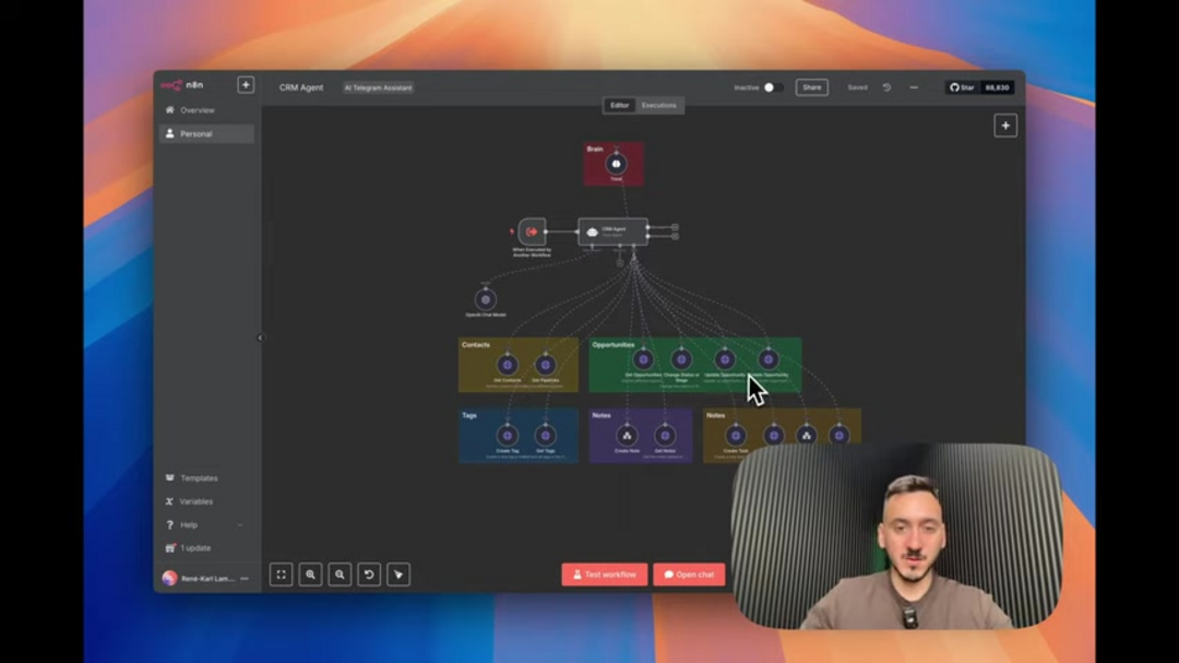 GoHighLevel CRM dashboard showing integrated business tools