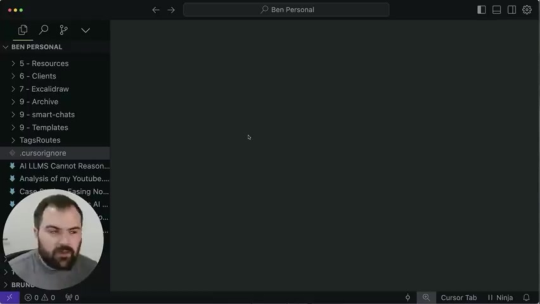 Obsidian界面显示互连的笔记和开发者工作流程