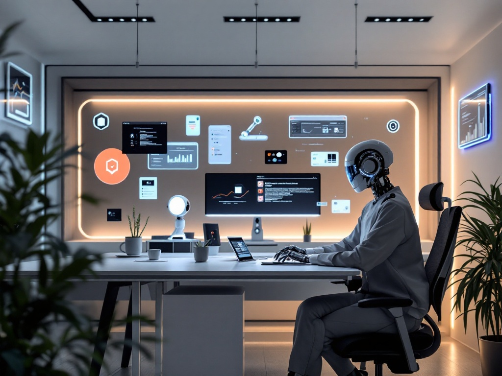 Customer navigating complex automated service system with multiple options