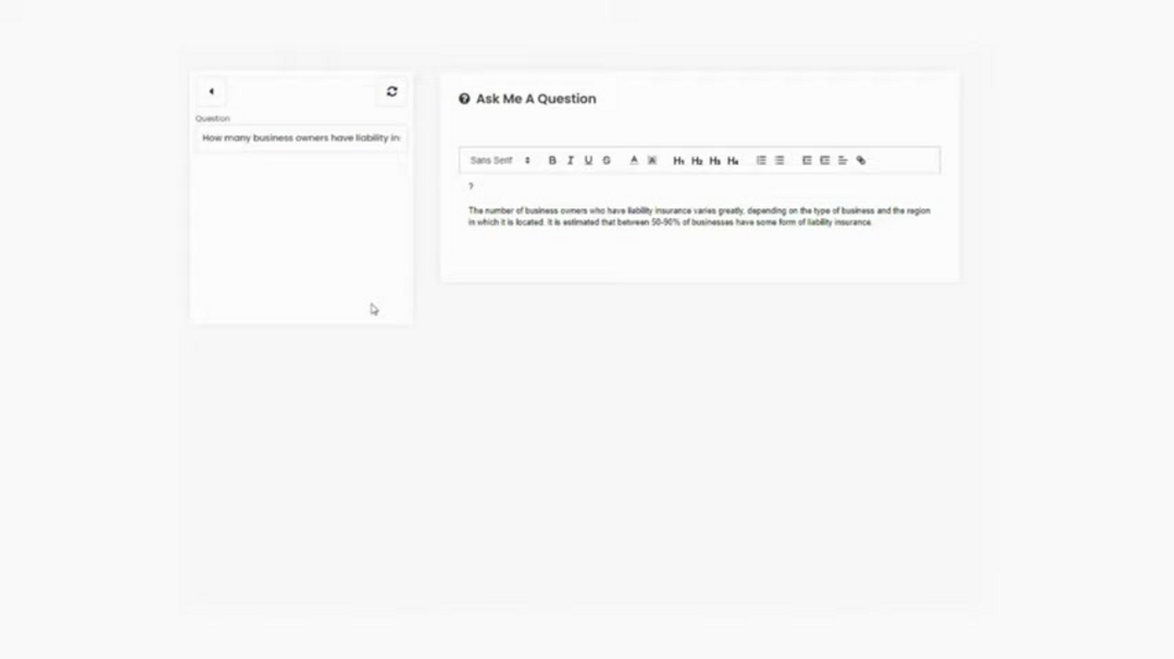 Интерфейс и панель управления инструмента ИИ для копирайтинга