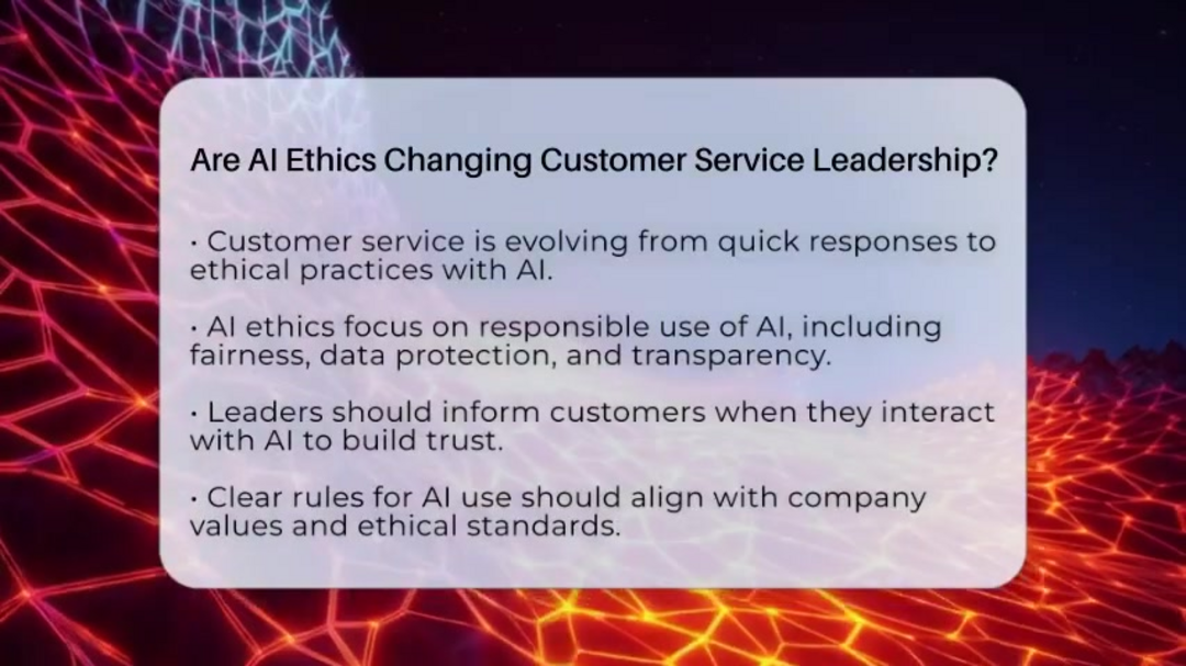 人工智能伦理在客户服务中的摘要视觉