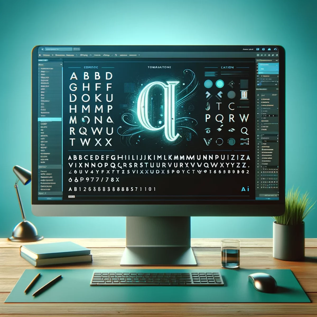 Infographie récapitulative montrant le flux de travail et l'intégration des outils IA de Creative Fabrica