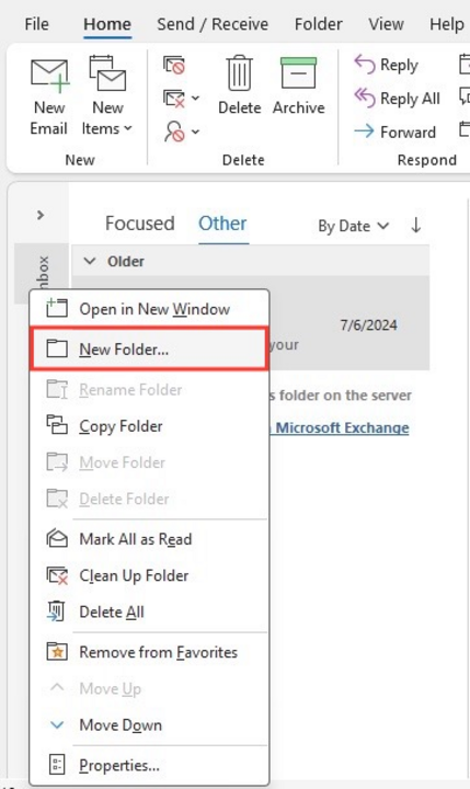 显示 EML 文件转换为 PST 格式并保留结构的视觉比较