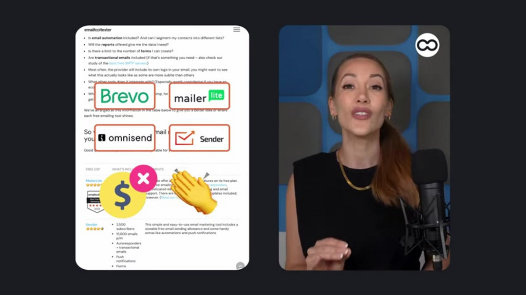 MailerLite dashboard showing campaign creation interface