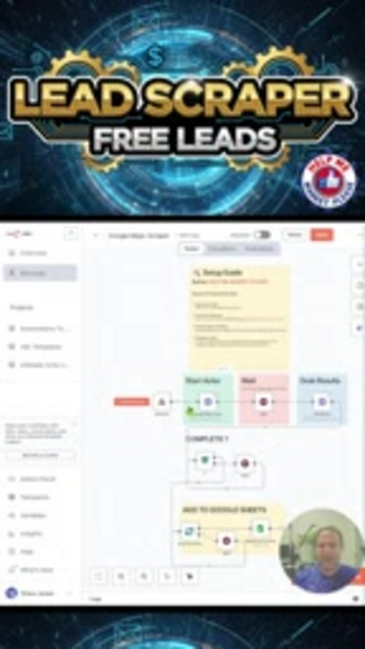 Lead export interface showing data formatting options and download capabilities