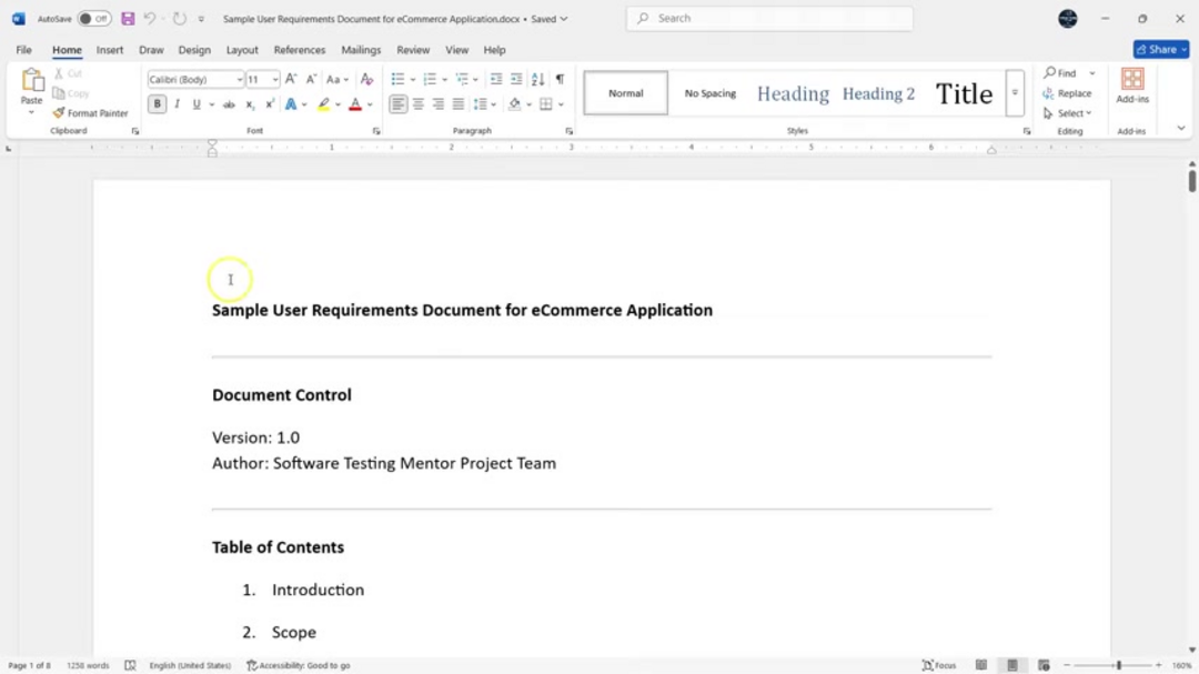 AI分析软件需求并生成测试用例