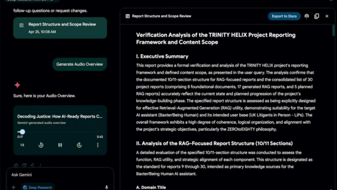 Baxter AI Assistant dashboard showing legal support features and user interface