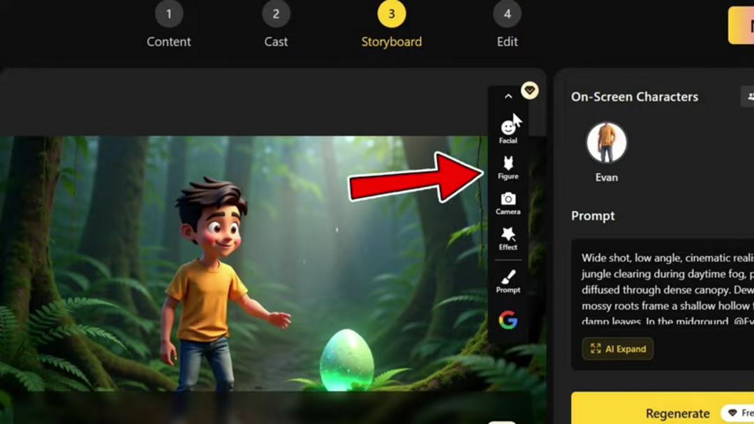 VideoInu workflow summary showing complete animation creation process from script to final video