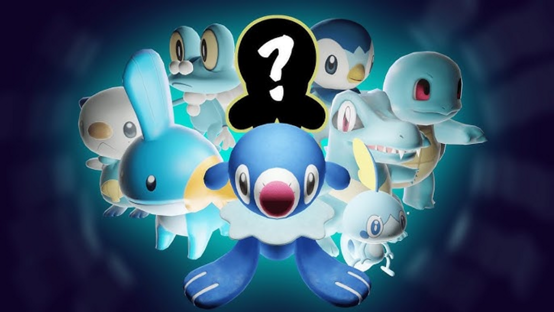 Summary visual comparing original water-type starters with AI-generated creations