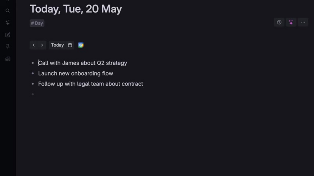 Tana language support interface showing multiple language detection options