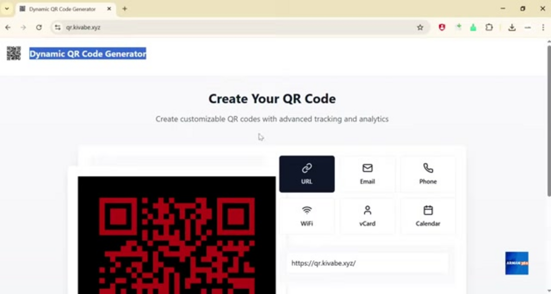 Summary visual showing complete QR code generator workflow from creation to analytics