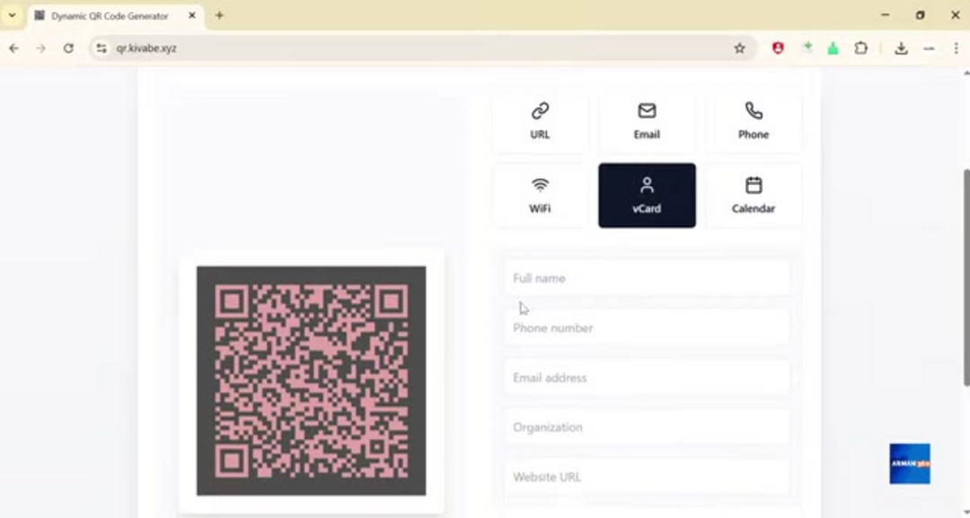 Hostinger Horizons interface showing AI prompt input and generated application preview
