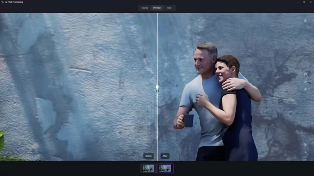 Сводная визуализация, сравнивающая традиционные и основанные на ИИ рабочие процессы архитектурного рендеринга