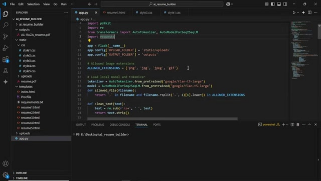 项目目录结构显示主要文件夹和文件