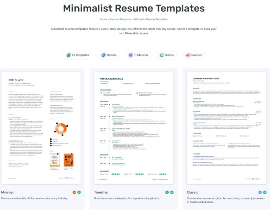 Interfaz de registro de AI Resume Builder mostrando el formulario de inscripción