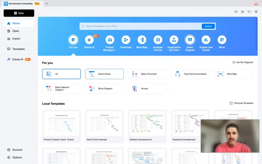 EdrawMax 电气工程图显示电路组件和符号