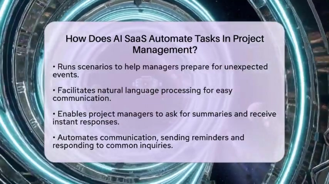 Интерфейс создания задач ИИ, демонстрирующий ввод на естественном языке и автоматическое создание задач