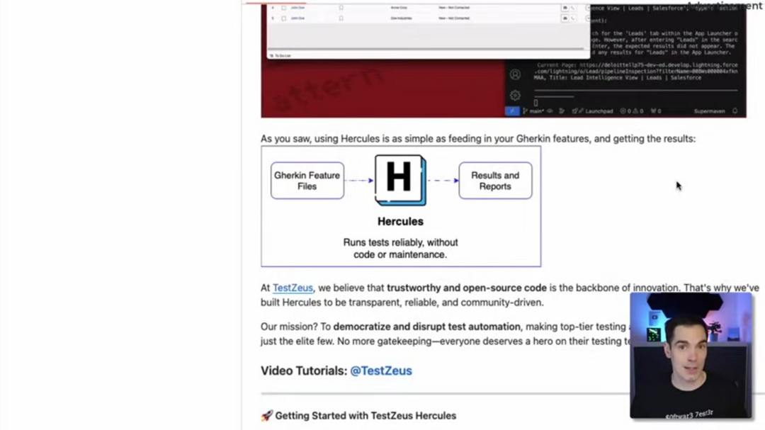 Gherkin 特性文件示例显示 Given-When-Then 结构