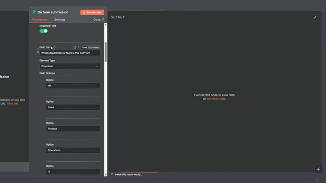 Workflow de révision des SOP gérant les désapproba tions et instructions spéciales