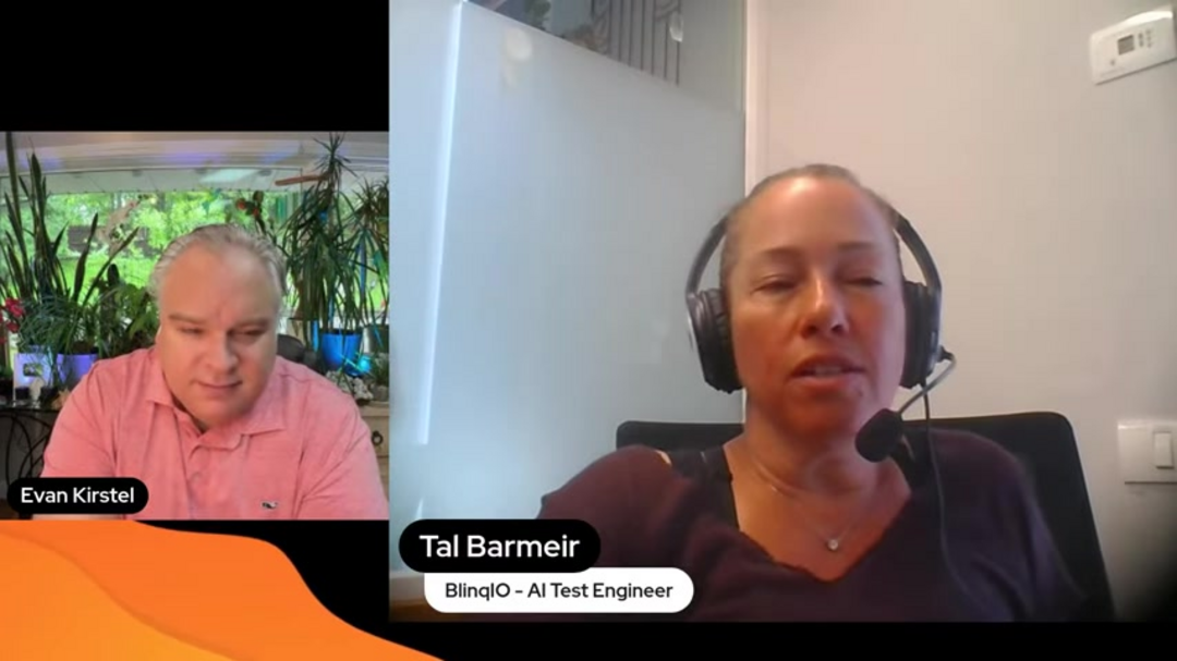 Интерфейс тестирования BlinqIO, показывающий многоязычные возможности