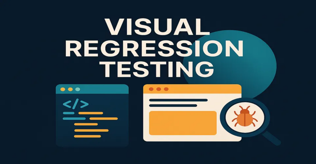 Visual comparison process showing baseline versus current application state