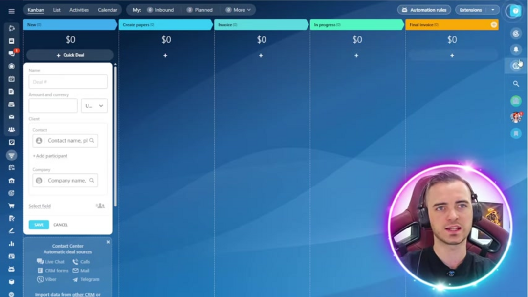 Bitrix24 功能摘要可视化显示集成商业工具