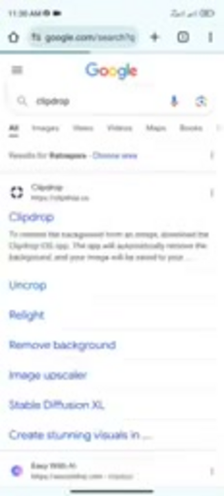 Интерфейс инструмента Uncrop от Clipdrop, демонстрирующий настройку размеров изображения