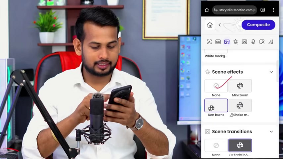 AI video production workflow showing text-to-video conversion