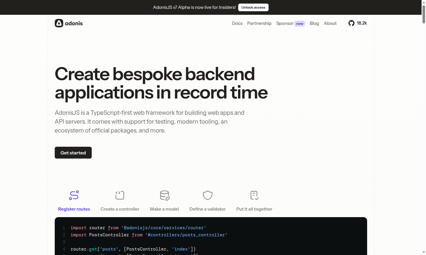AdonisJS framework thumbnail