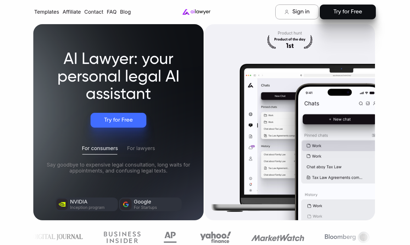 AI Lawyer thumbnail image