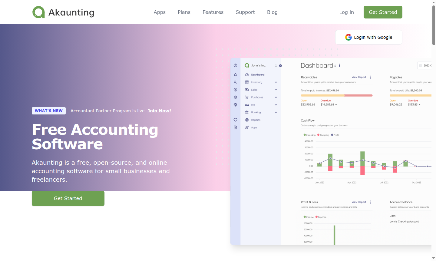 Akaunting software thumbnail