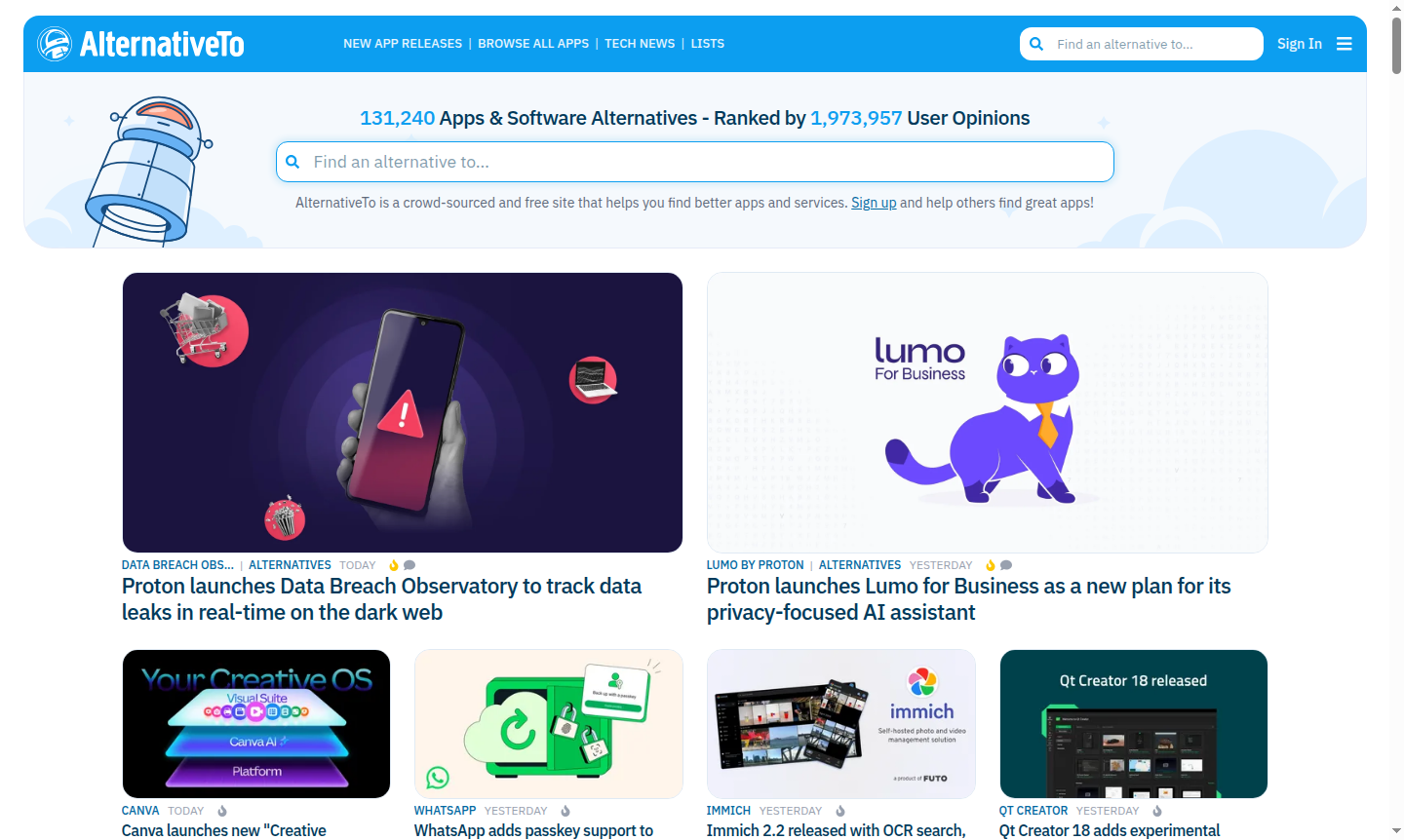 AlternativeTo thumbnail