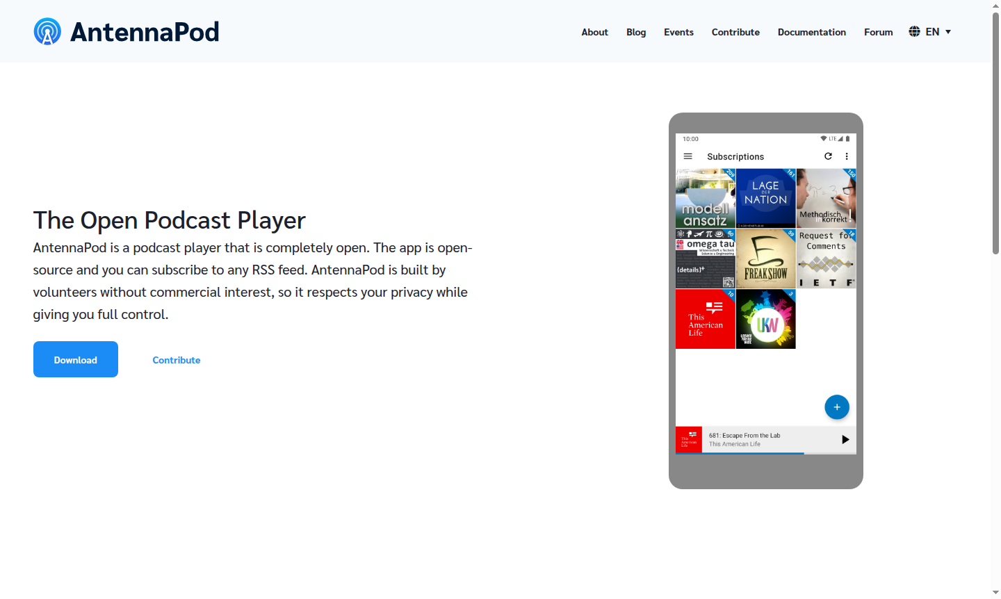 AntennaPod app thumbnail