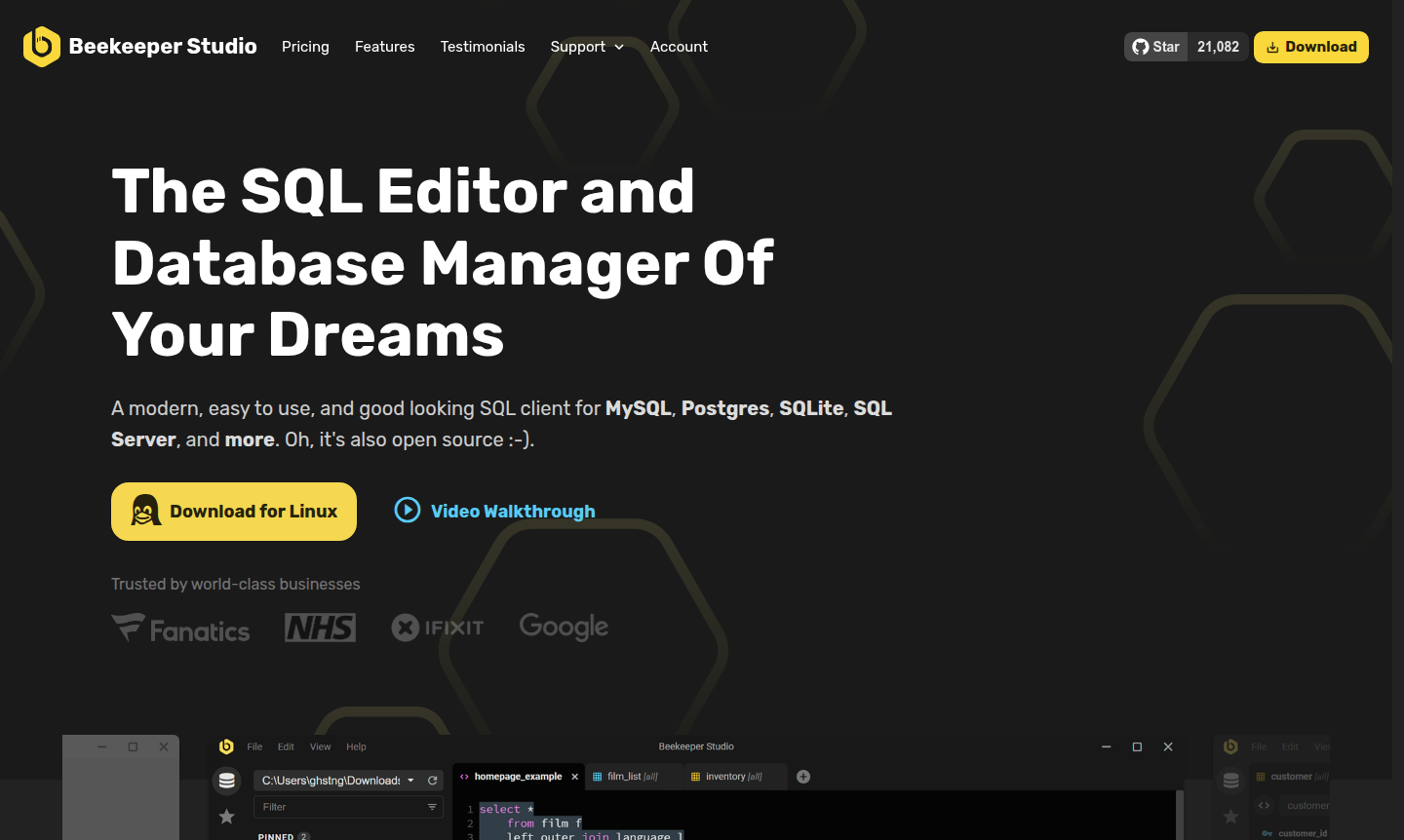 Beekeeper Studio thumbnail