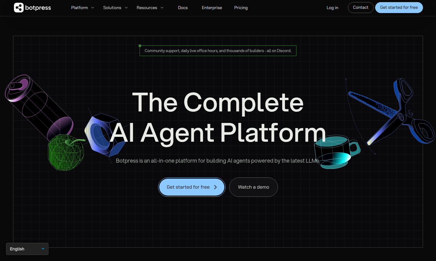Botpress platform interface