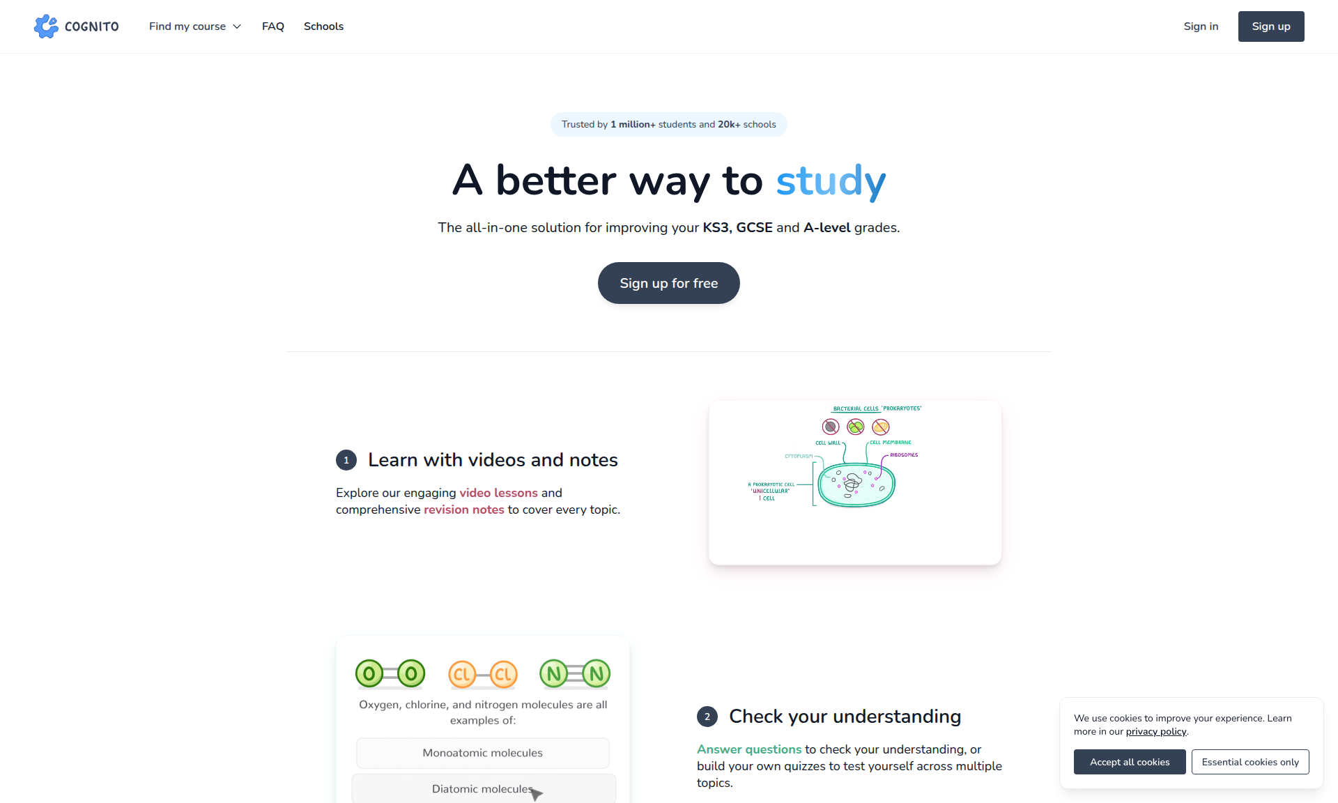 Cognito - Maths & Science Revision Platform 1