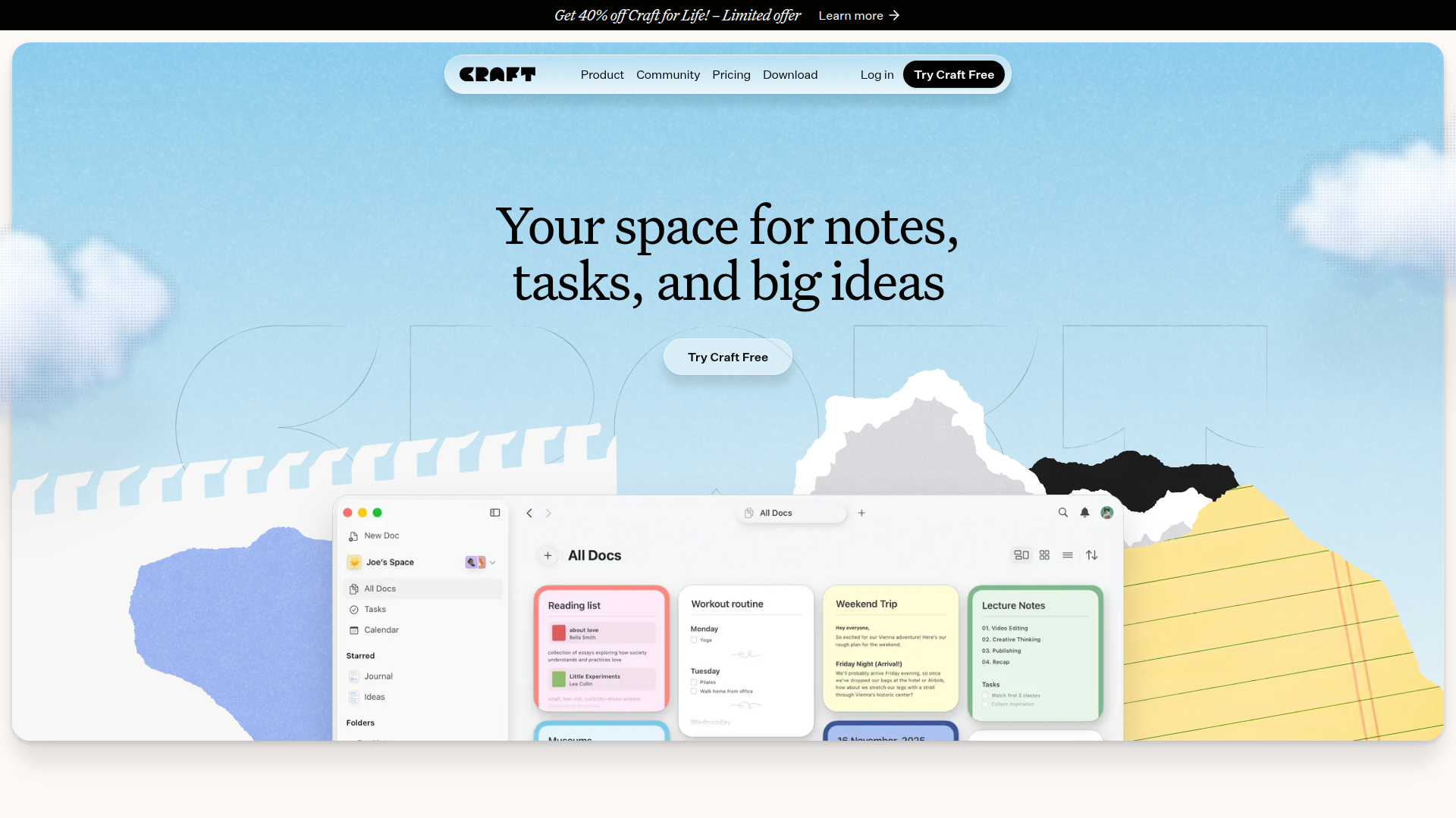 Craft Writing Application 1