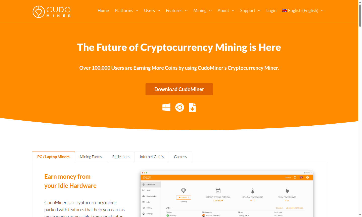 CudoMiner thumbnail