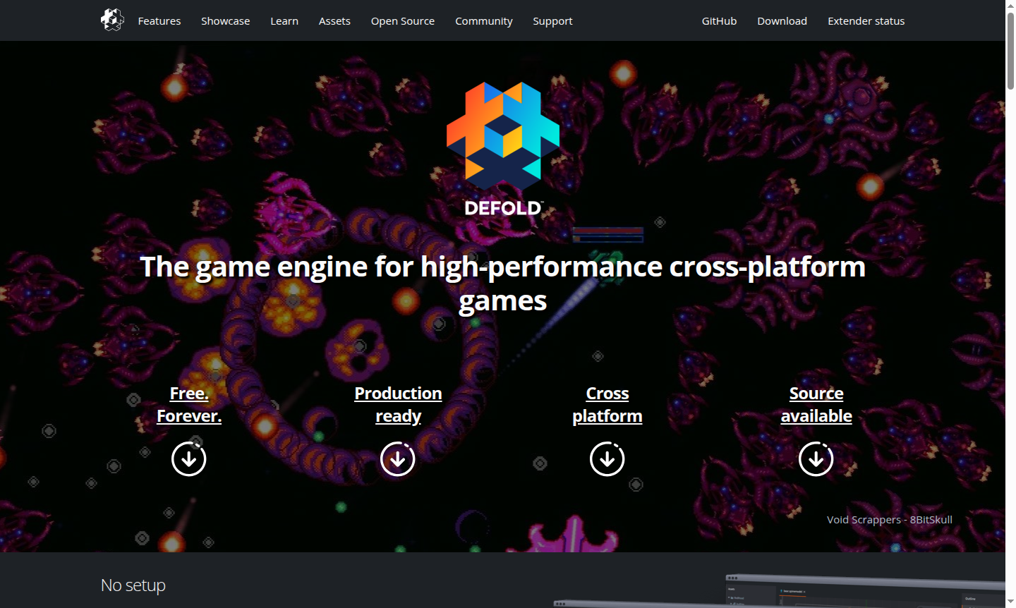 Defold editor thumbnail