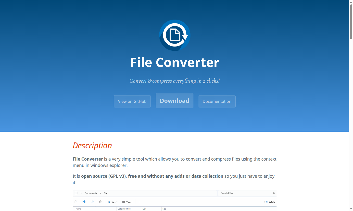 File Converter interface preview